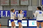 Volleyball vs Babson  Wheaton Women's Volleyball vs Babson College. - Photo by Keith Nordstrom : Wheaton, Volleyball, VB